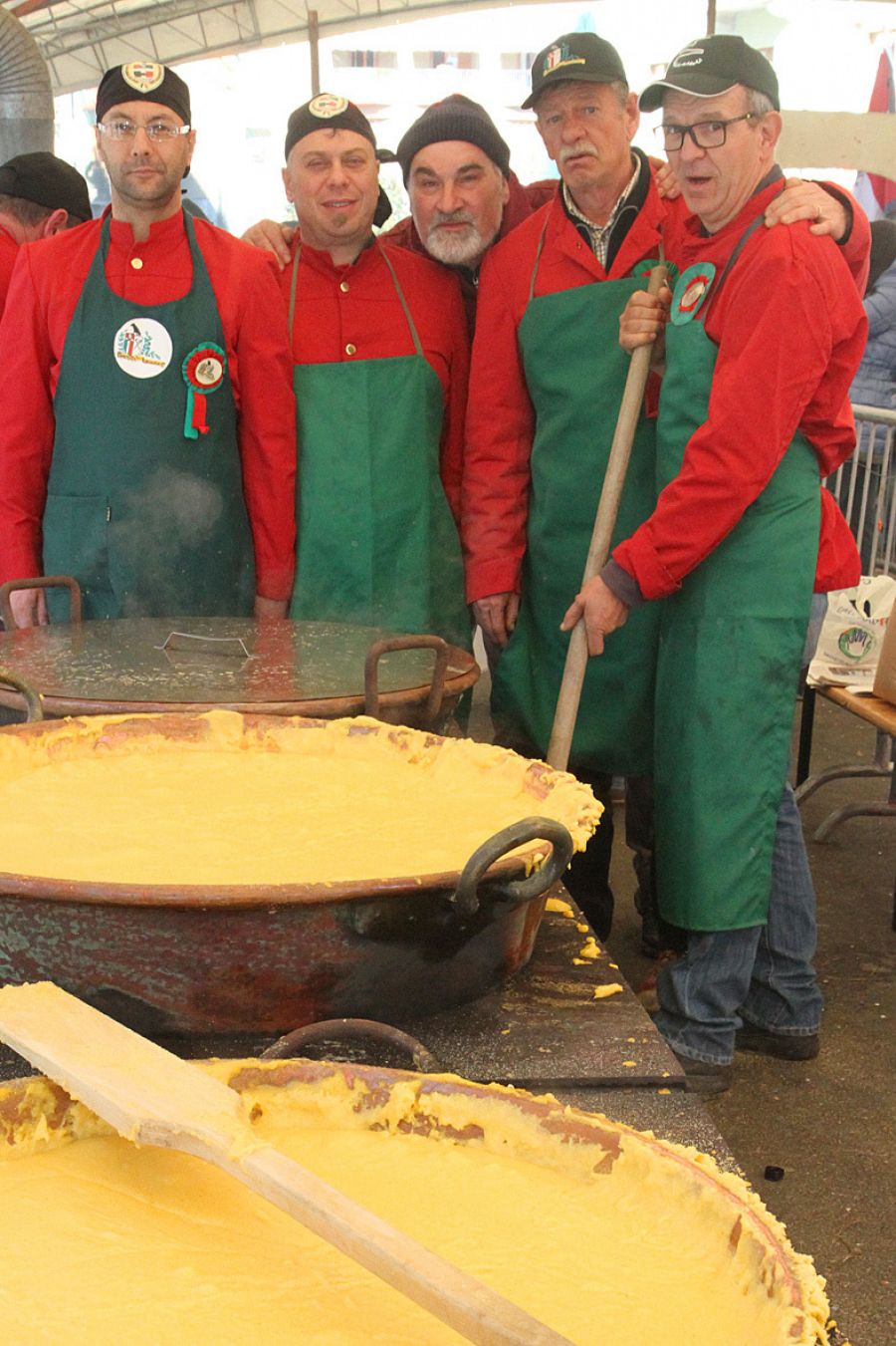 La comisión de la polenta en el Carnaval de Ivrea