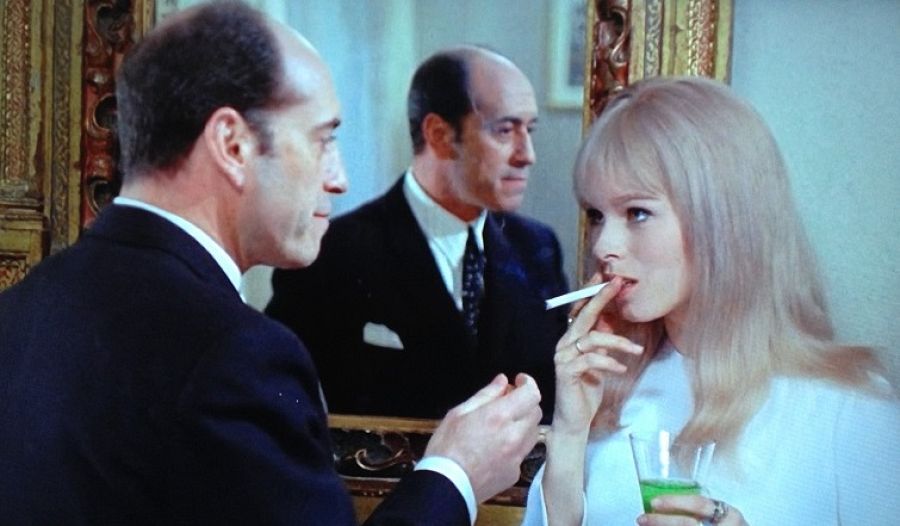 Geraldine Chaplin y José Luis López Vázquez en 'Pepermint frappé'