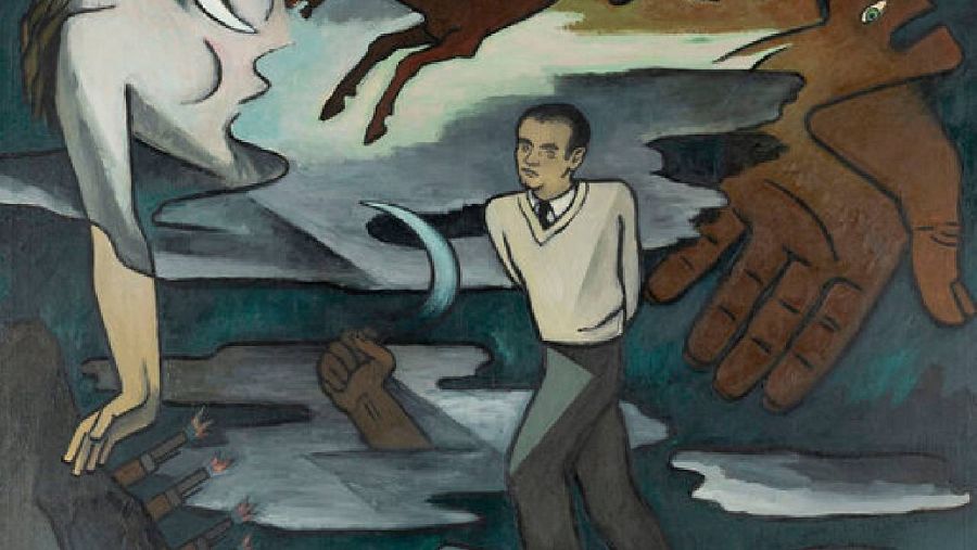 Al·legoria de l'afusellament de Federico García Lorca, de Fernando Briones.