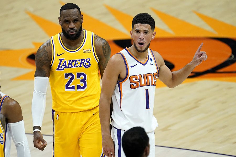 Devin Booker en los Phoenix Suns (NBA)