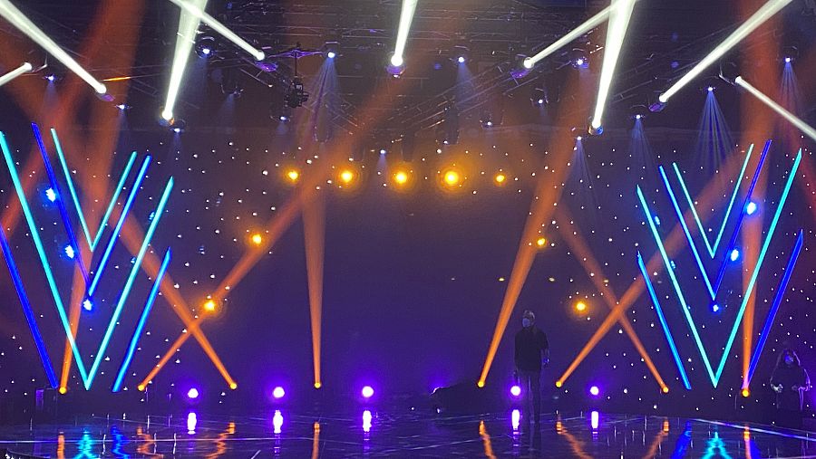 Así es el escenario de 'Destino Eurovisión'