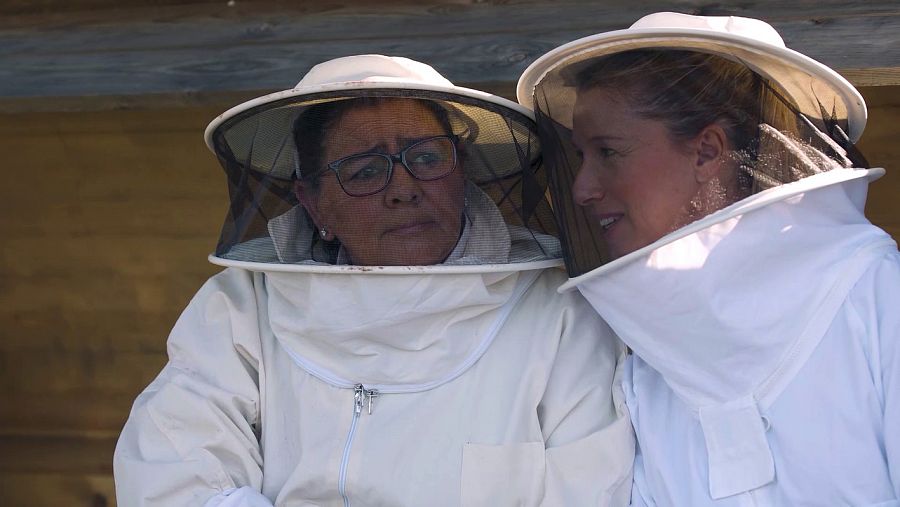 María del Monte y Anne Igartiburu