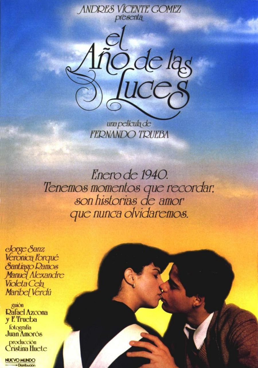 Cartel 'El año de las luces' (1986)