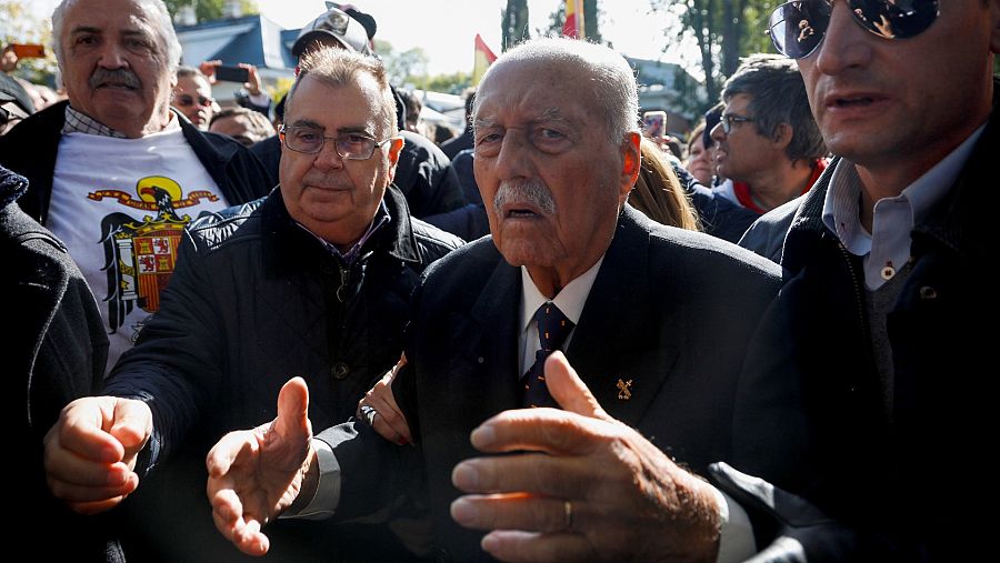 El ex teniente coronel de la Guardia Civil que encabezó el fallido golpe de Estado del 23 de febrero de 1981, Antonio Tejero.