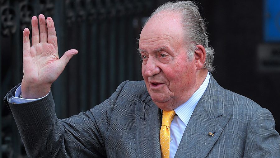 El rey emérito Juan Carlos de España