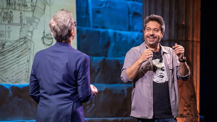 Miguel Iríbar y Juan Gomez Jurado, en otra sección del programa