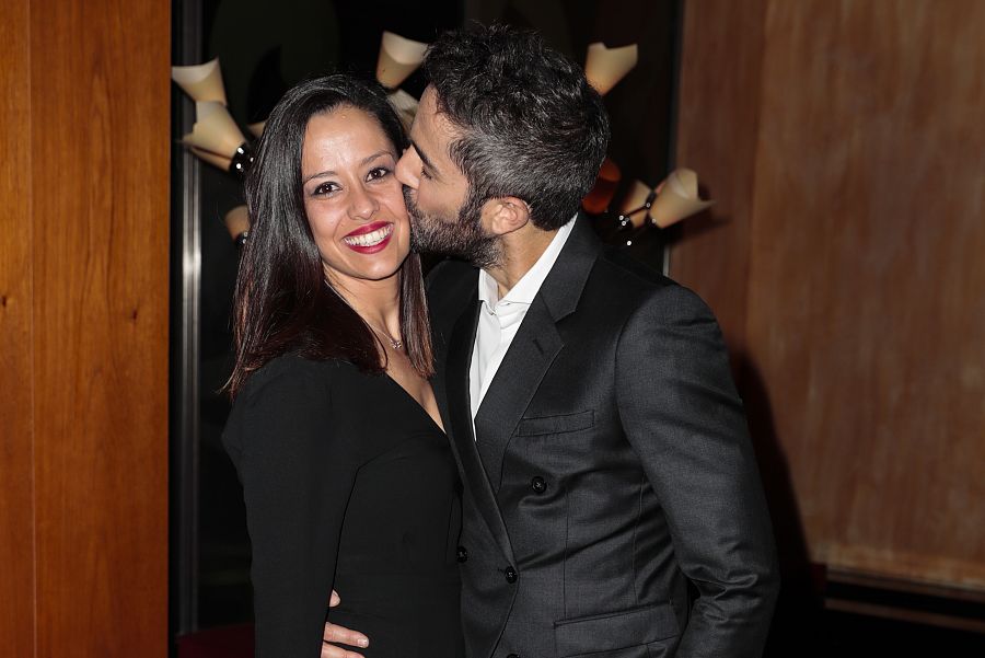 Roberto Leal junto a su mujer, Sara Rubio