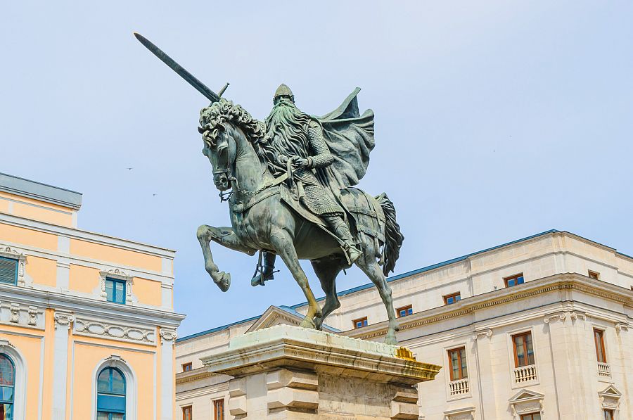 El Cid Campeador con su caballo, Babieca