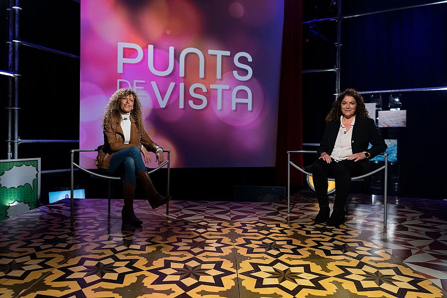 Carme Conesa i Diana Peñalver al plató del programa