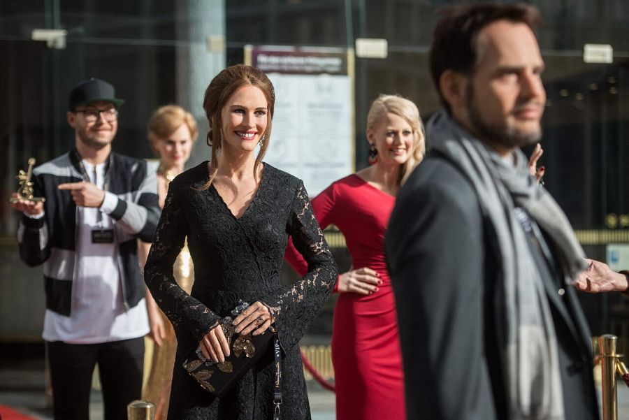 La improvisada alfombra roja del Museo Madame Tussauds