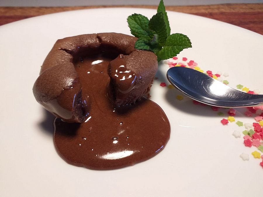 Receta de coulant de chocolate