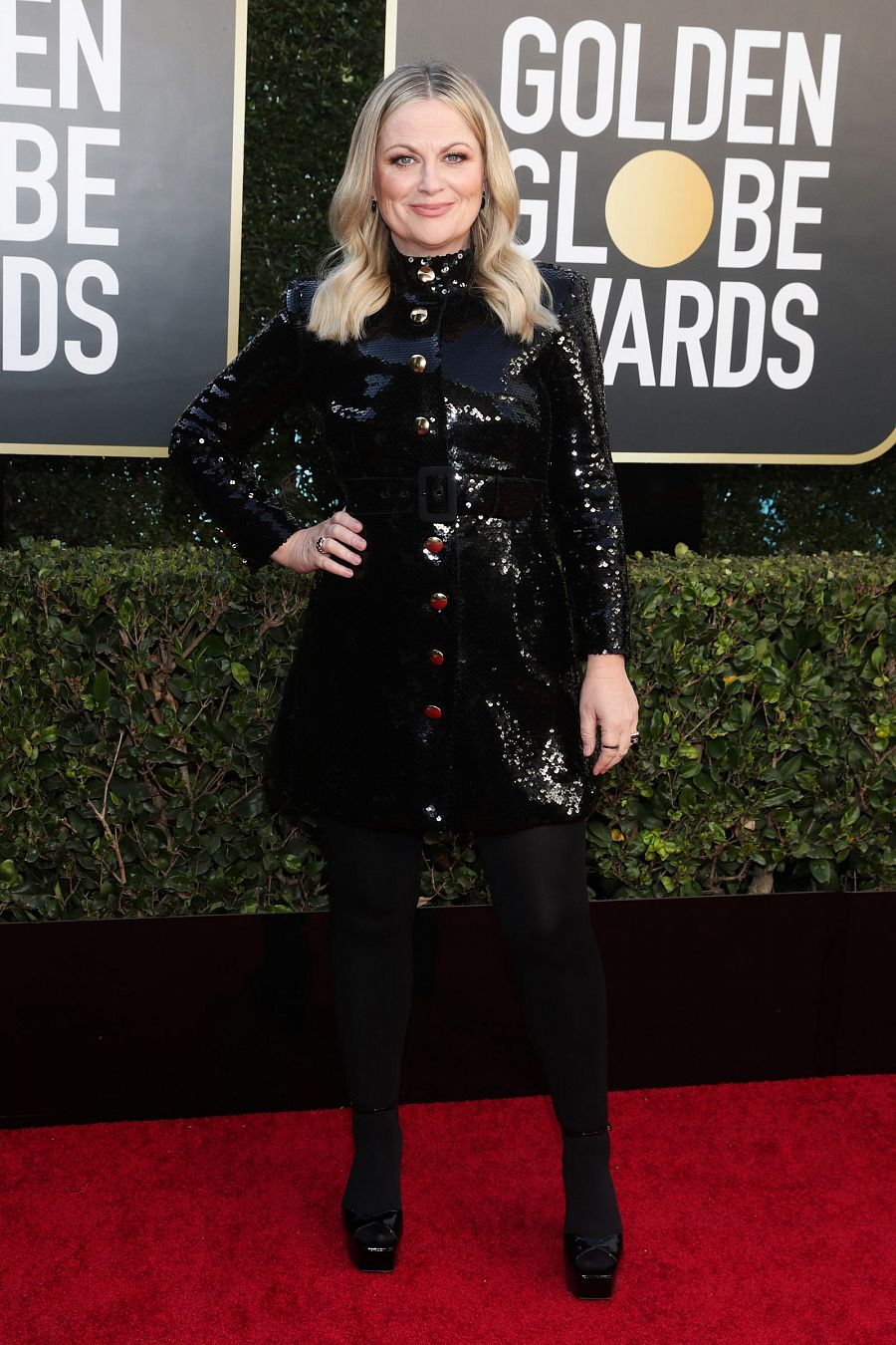 Amy Poehler, con un diseño exclusivo de Moschino