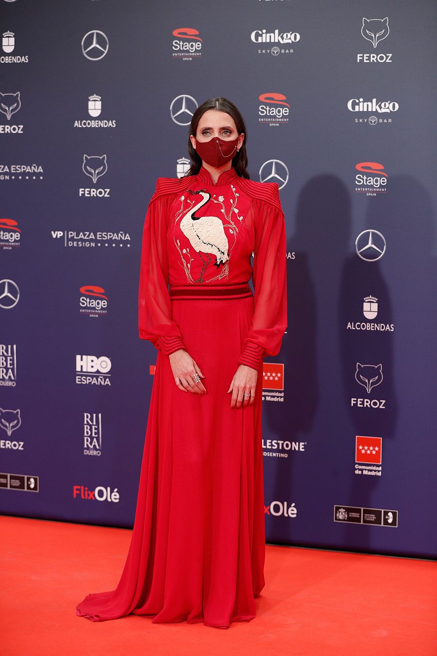 Macarena Gómez en el photocall de los Premios Feroz