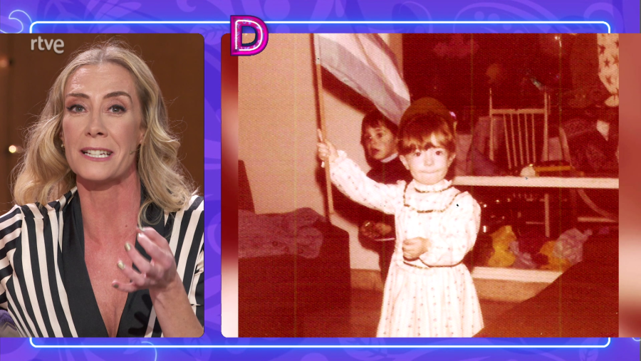 Lara Ruiz en su segundo cumpleaños