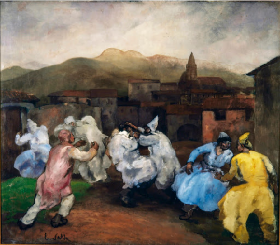 Mascarada de Oviedo, de Evaristo Valle / Museo de Bellas Artes de Asturias