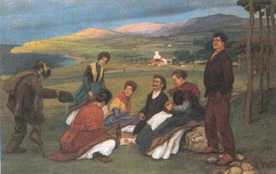 La Merienda, de Evaristo Valle / Fundación Museo Evaristo Valle
