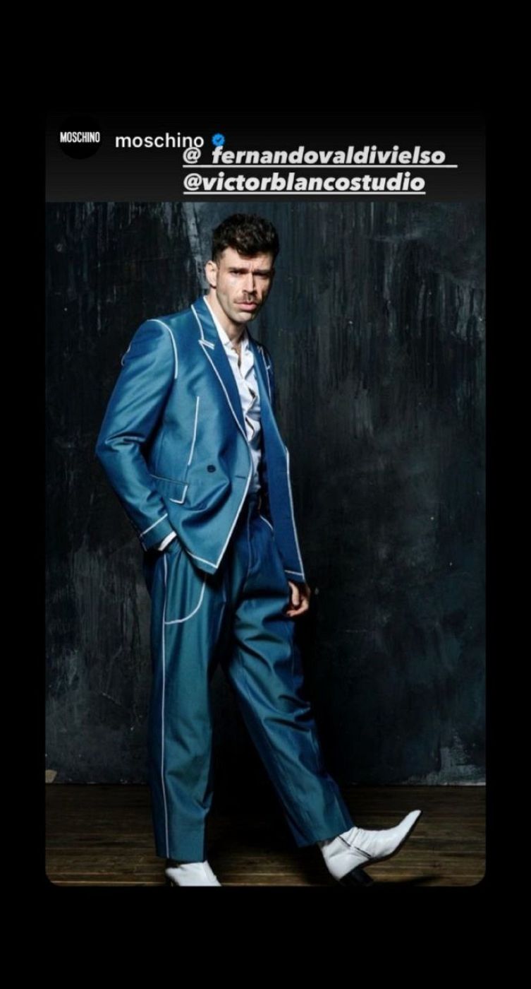 Fernando Valdivieso en la pasarela virtual de los Goya