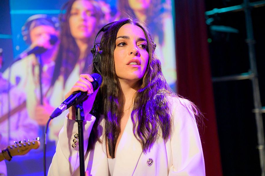 Ruth Lorenzo al plató de 'Punts de vista'