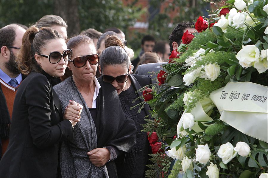 Funeral de José Luis Martín Berrocal, padre de Vicky