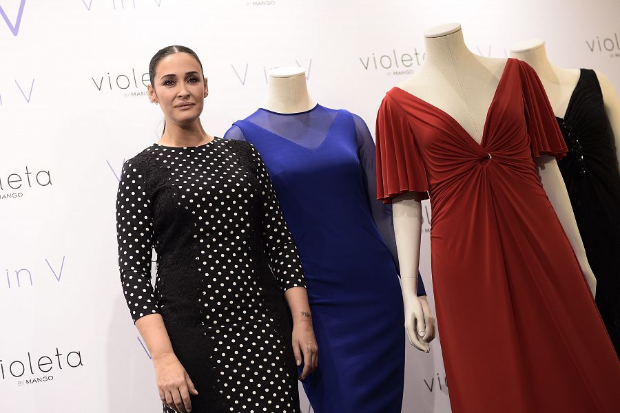 Vicky Martín Berrocal durante la presentación de la colección