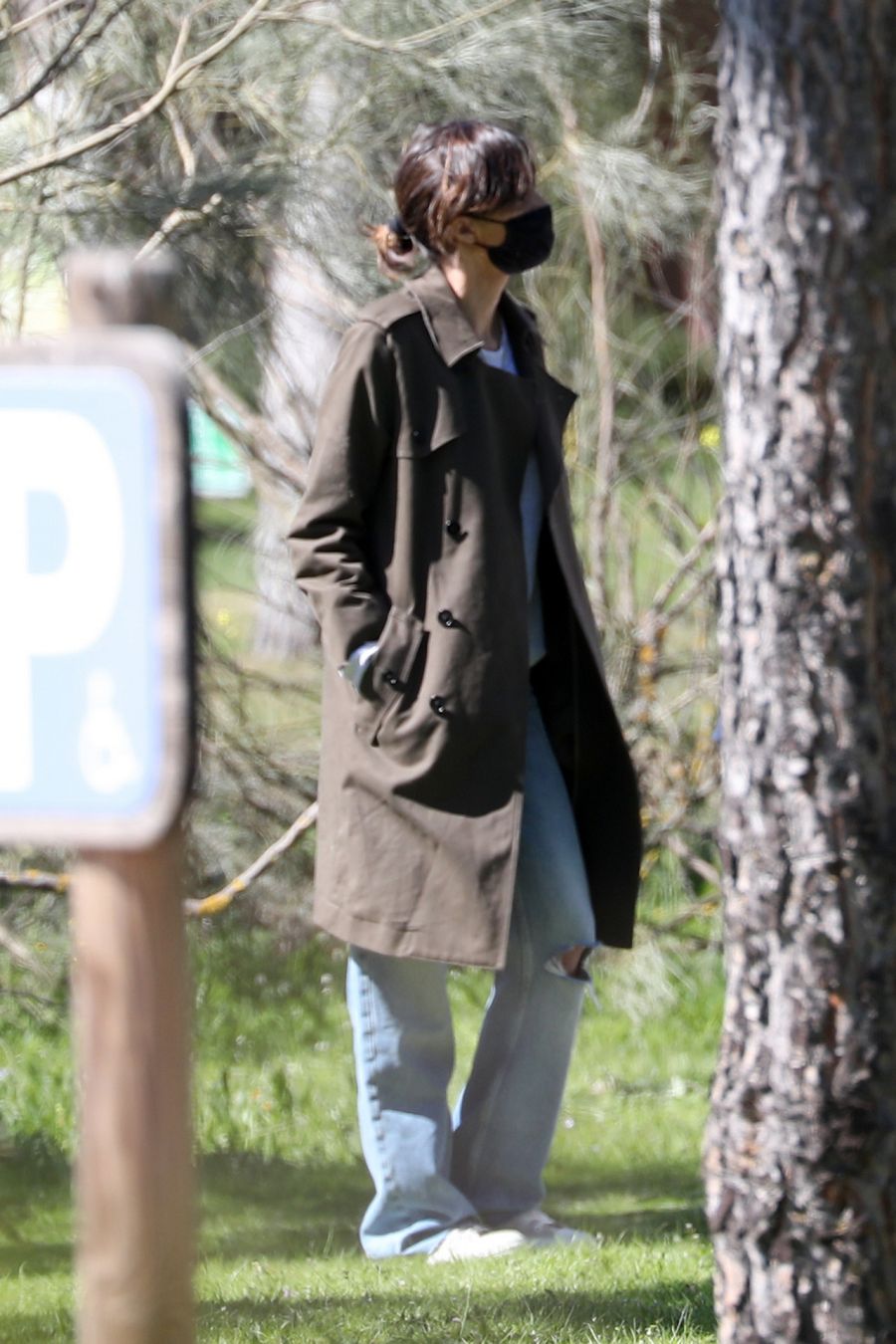 Sara Carnonero en una fiesta infantil junto a sus hijos el sábado