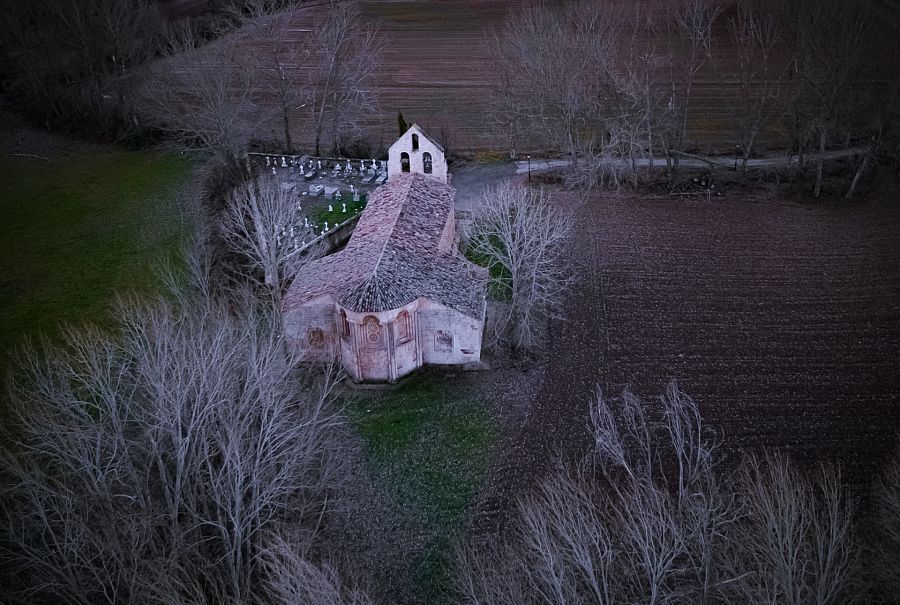 Santa Coloma a vista de dron