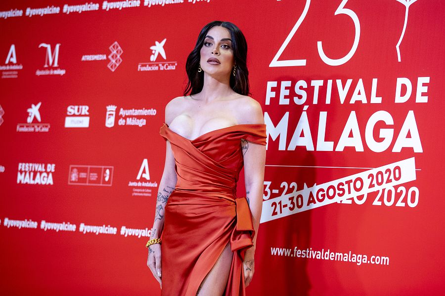 Jedet en la ceremonia de clausura del Festival de Málaga