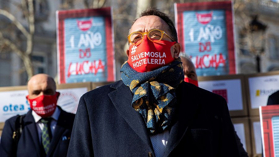 El presidente de Hosteleros de España protesta ante el Supremo