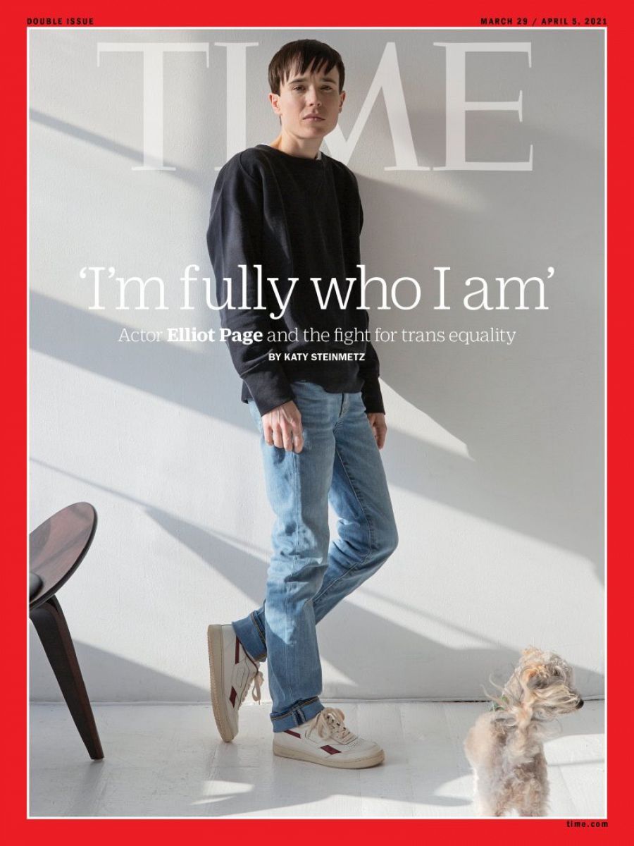 Elliot Page en la portada de la revista Time