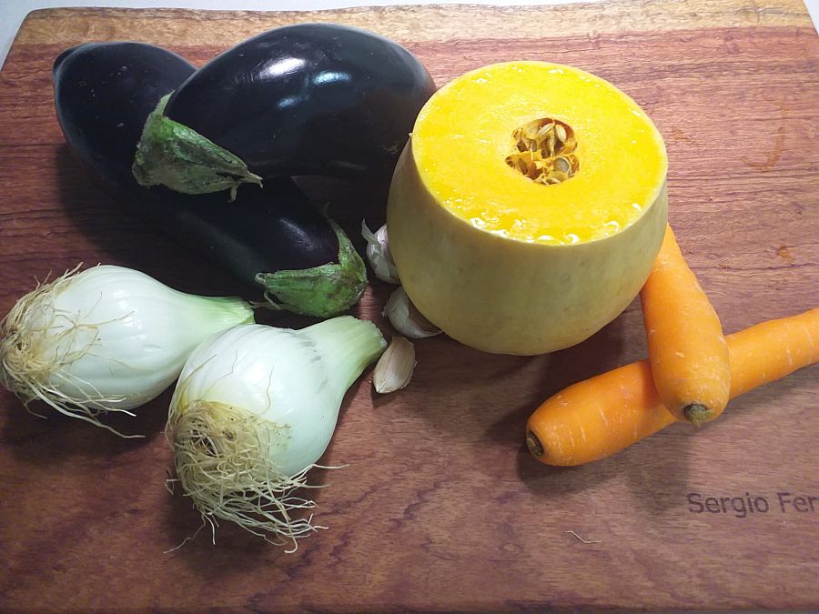 Receta de asado de hortalizas con vinagreta de menta