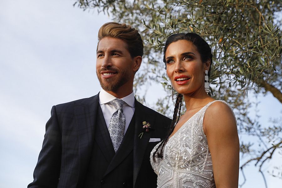 La boda de Sergio Ramos y Pilar Rubio en 2019