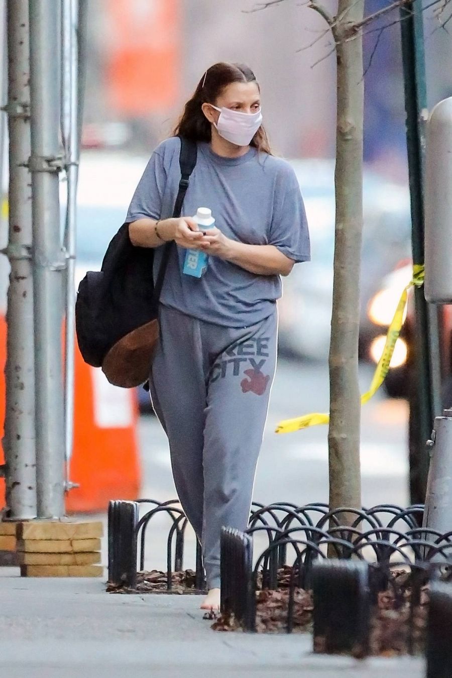 Drew Barrymore en la ciudad de Nueva York
