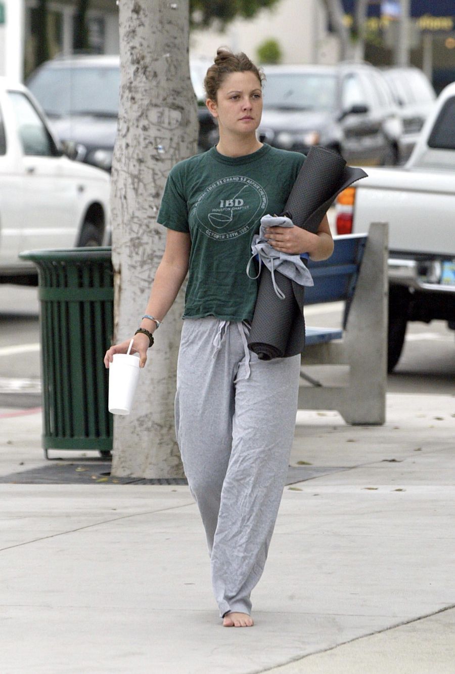 Drew Barrymore, descalza en otra ocasión