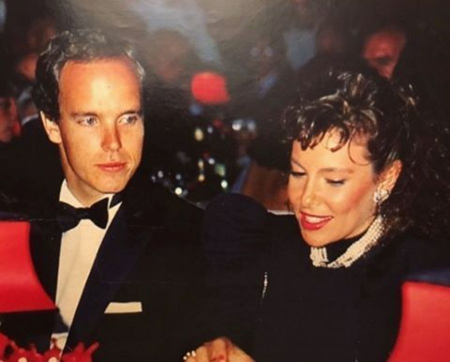 Ana Obregón y Alberto de Mónaco en los años 90