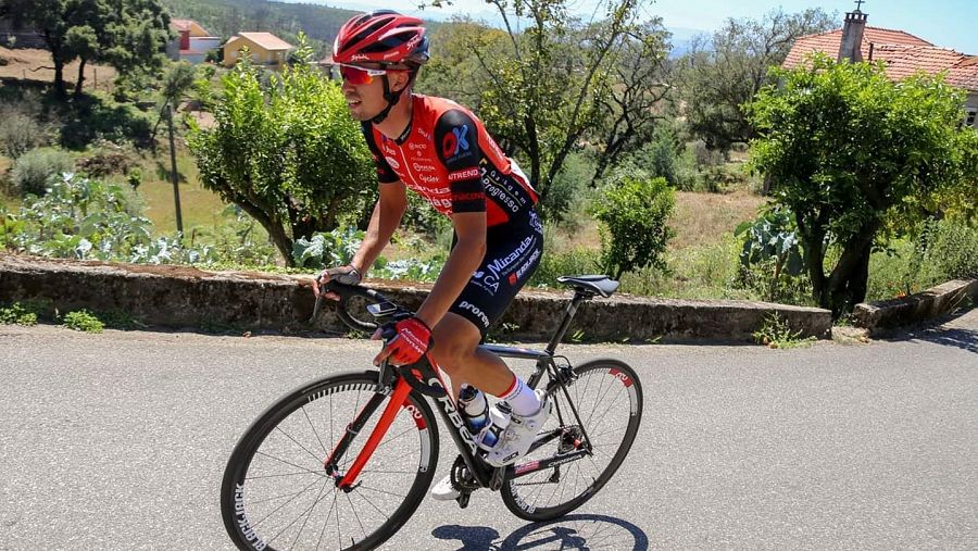 Jesús Nanclares en su etapa como ciclista de Miranda-Mortágua