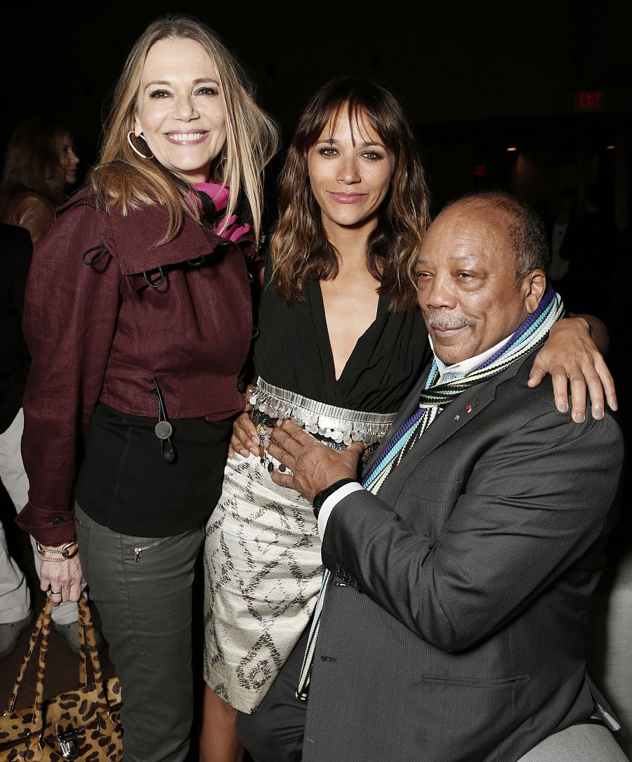 Peggy Lipton, Rashida y Quincy Jones