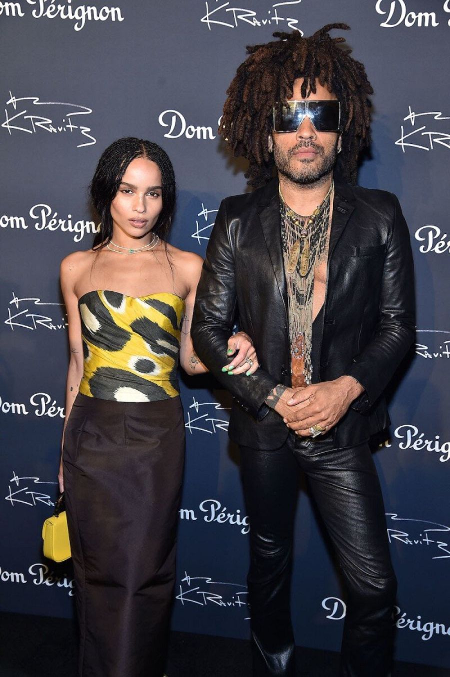 Zoê y Lenny Kravitz