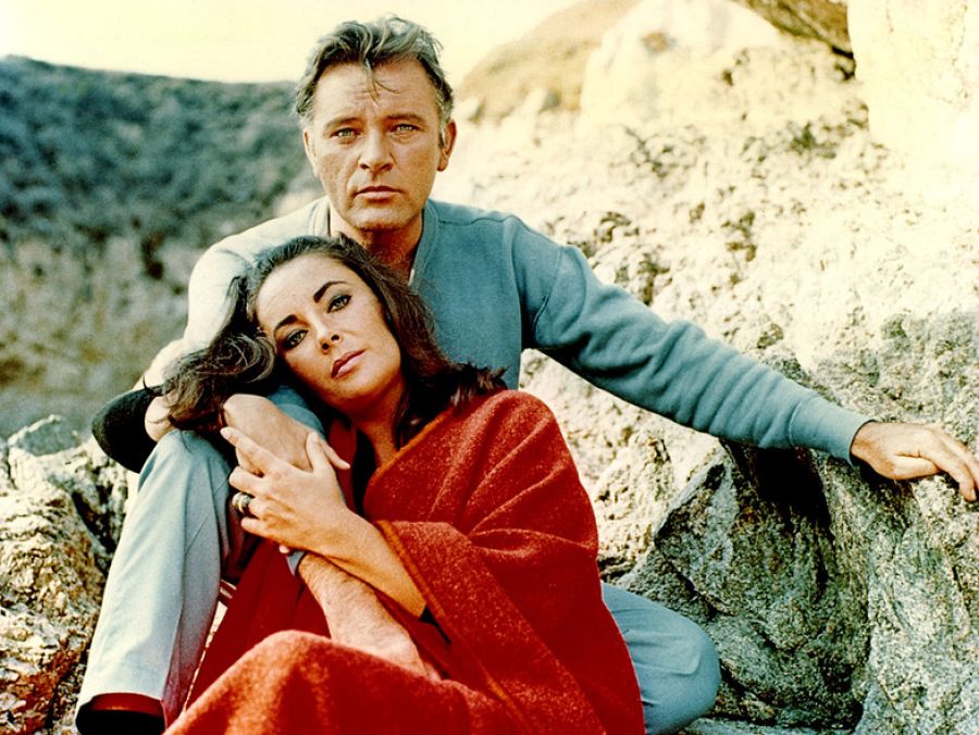 Elizabeth Taylor y Richard Burton