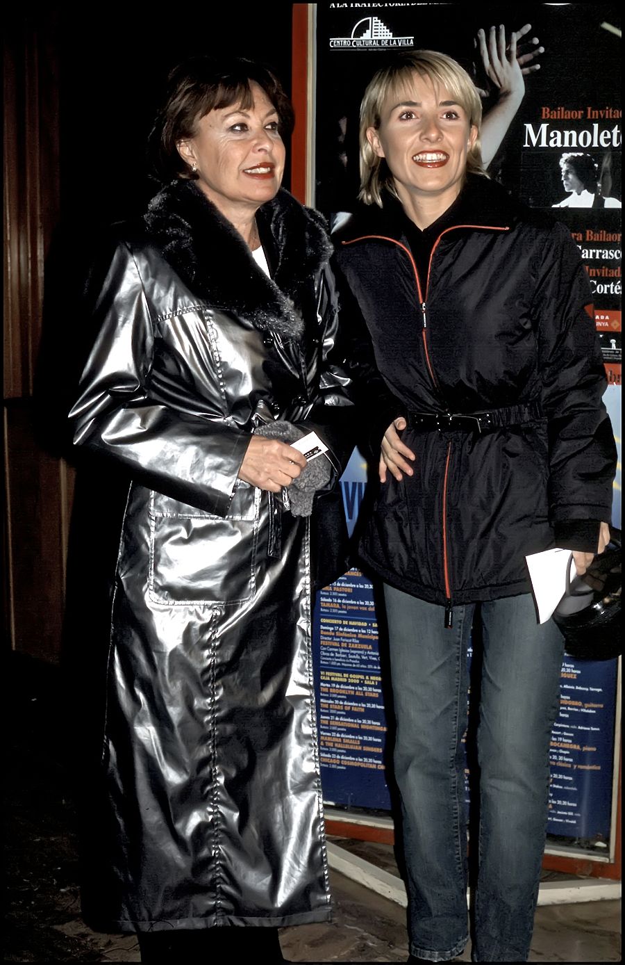 Cayetana Guillén Cuervo y Gemma Cuervo durante la presentación de la obra teatral 