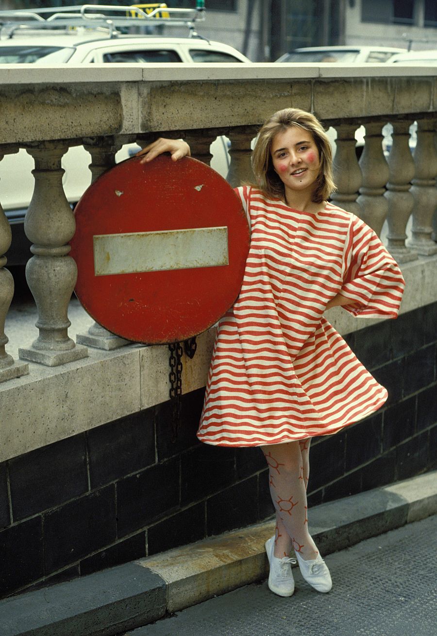 Una joven Cayetana Guillén Cuervo en los años 80