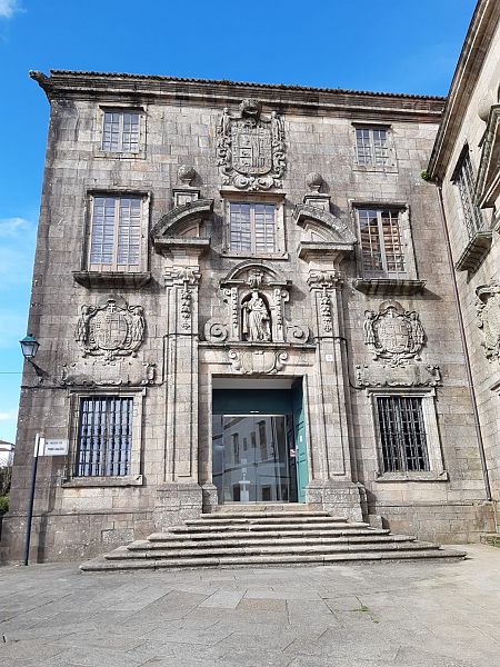 Fachada do Museo do Pobo Galego, en Santiago de Compostela