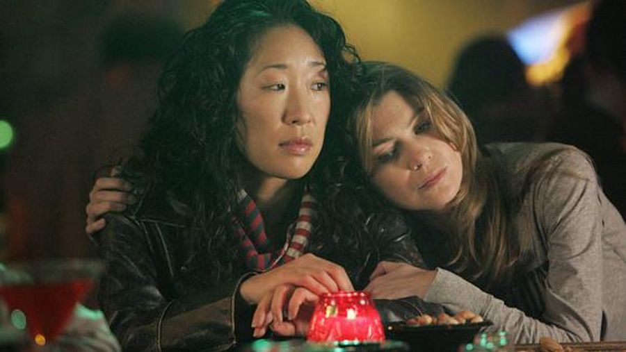 Cristina Yang y Meredith Grey en 'Anatomía de Grey'