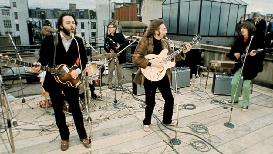 El último concierto de The Beatles en el estudio de grabación de Apple Corps