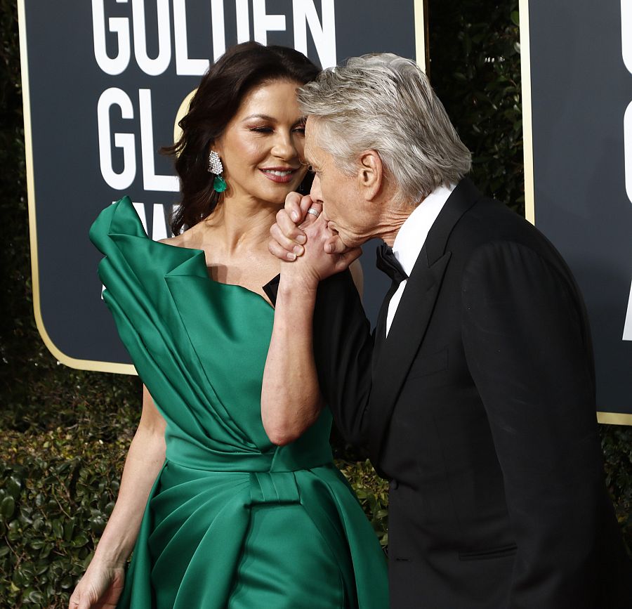 Catherine Zeta-Jones junto a su marido Michael Douglas