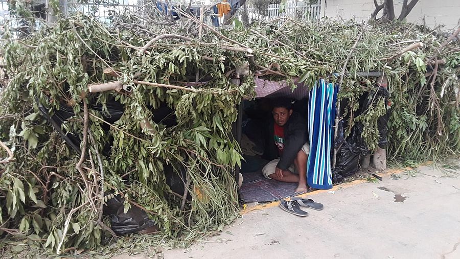 Inmigrante llegado a la frontera