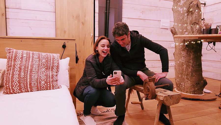 Jesulín y Chenoa en 'Dos parejas y un destino'.