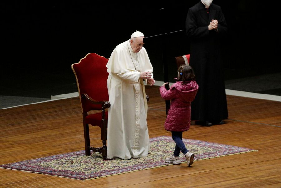 El papa Francisco preside el Vía Crucis