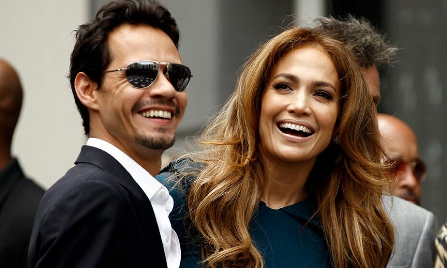 Jennifer López junto a Marc Anthony