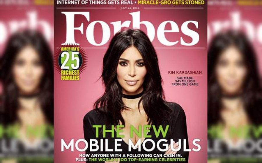 Kim Kardashian, portada de Forbes