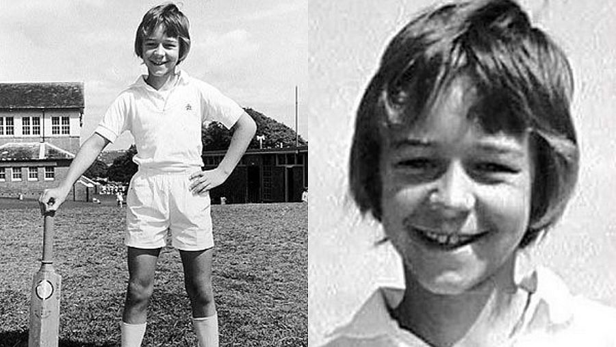 Russell Crowe cuando era niño